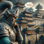 DALL·E 2024-01-04 14.41.58 - A warrior character inspired by the game Legend of Mir 2, wearing...png